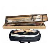 Polaris Recurve Bow with Case and Arrows