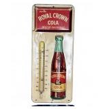 Royal Crown Cola Metal Thermometer 6'x13.5'