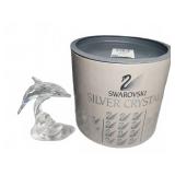 Swarovski Silver Crystal Dolphin Figurine