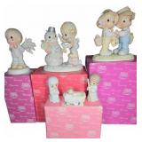 Precious Moments Figurines Collection, 4 Pieces