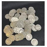 80 Buffalo Nickels