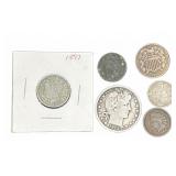 1800ï¿½s & 1900's US Coins, Some Silver Included