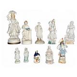 10 Ceramic Figurines