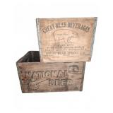 Great Bear Beverages Wooden Beer Crate