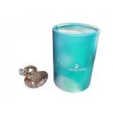 Swarovski Crystal Duck Figurine with Box