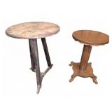 Wood Pedestal Tables, Largest 20' x 28'