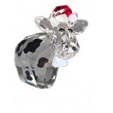 Swarovski Silver Crystal Cow Figurine