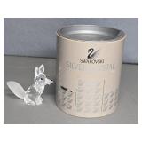 Swarovski Silver Crystal Fox Figurine