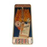 Chesterfield Cigarettes Metal Thermometer Sign