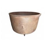 Antique Cast Iron Cauldron with Tripod Base