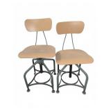 Metal and Plastic Industrial Stools