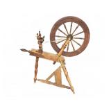 Wooden Spinning Wheel 36ï¿½x22ï¿½x37ï¿½