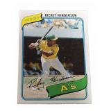 1980 Topps Rickey Henderson Rookie Card
