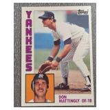 1984 Topps Don Mattingly Baseball Card