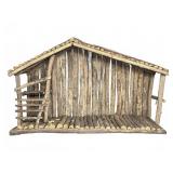 Wooden Nativity Stable 25ï¿½x7ï¿½x16ï¿½
