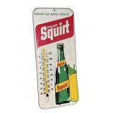 Squirt Metal Advertising Thermometer