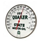 Quaker State Motor Oil 12' Thermometer