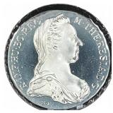 (1) Maria Theresa Silver Thaler Coin