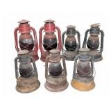7 Metal Lanterns ï¿½ City Marked