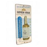 Seven Star Whiskey Metal Thermometer 6ï¿½x13.5ï¿½