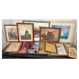 Framed Wall Art Lot