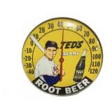 Ted's Creamy Root Beer 12' Thermometer