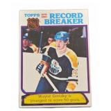 1979-80 Topps Wayne Gretzky Record Breaker Card