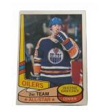 1980 Topps Wayne Gretzky Hockey Card