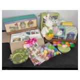 Easter Decor and Plush Assortment Lot