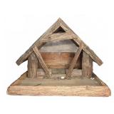 Wood Nativity Stable 26ï¿½x22ï¿½x19ï¿½