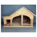 Wood Nativity Stable 18'x11'x11'