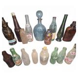 Glass Bottles Collection (16 Pieces)