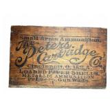 Peters Cartridge Wooden Ammunition Box 14x9x9