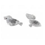 Swarovski Crystal Bird and Pelican Set with Boxes