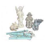 Garden Decor Statues and Wind Chime