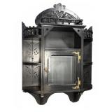 Wall Cabinet, Wood w/ Glass Door 32ï¿½x35ï¿½