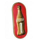Coca-Cola Bottle Metal Thermometer 16''