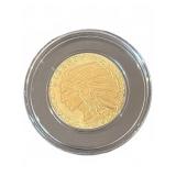 1929 Indian Head $5 Proof Coin Replica