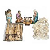 Nativity Figurine and Plaque Lot