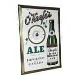 O'Keefe's Ale Advertising Thermometer Sign 9'x13'