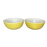 Yellow Pyrex Mixing Bowls
