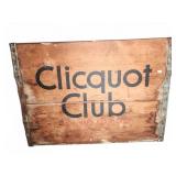 Clicquot Club Wooden Soda Crate