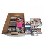 Large Media Lot: CDs, VHS, DVDs