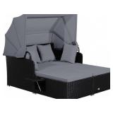 PatioJoy Outdoor Daybed with Canopy
