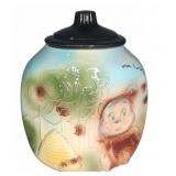 Country Cookie Jar Ceramic Container