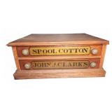 John J. Clark's Two-Drawer Spool Cabinet