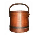 Wooden Bucket with Handle 9' x 9.5'