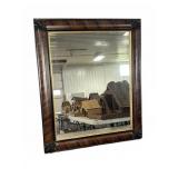 Wall Mirror with Wood Frame 20.5ï¿½x24.5ï¿½
