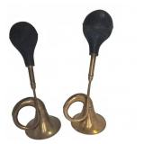 Brass and Rubber Bulb Horns