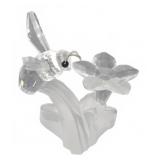Swarovski Crystal Hummingbird with Flower